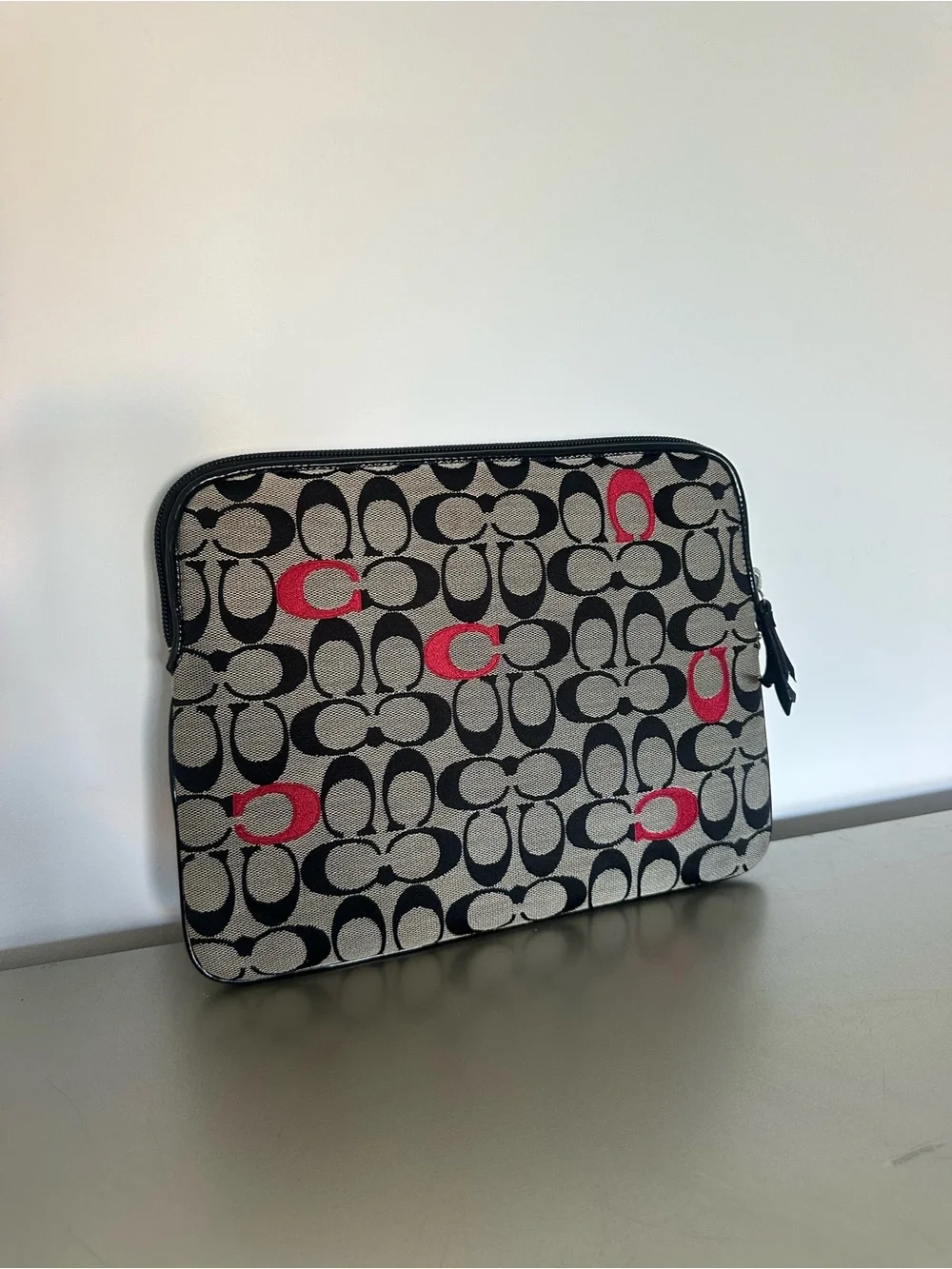 Coach Signature Laptop/iPad Sleeve